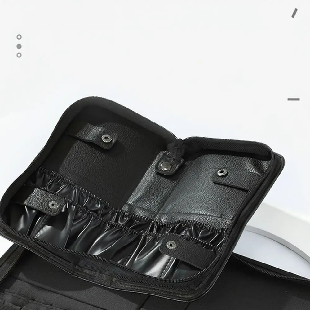 Professional Cosmetic Brush Bag Foldable Stand Organizer Large Capacity Makeup Tool Storage Pouch Portable Travel Kit Case
