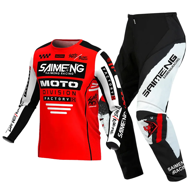 children's Motocross Jersey and Pants Youth Motorcycle racing suit gear set Enduro MX Combo Kids Kits 5 6 7 8 9 10 11 12 years