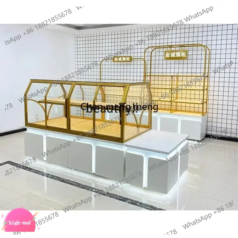 

Витрина-прилавок для хлеба и кондитерских изделий Nakajima SS 26, коммерческая стеклянная витрина для пекарни/кондитерской