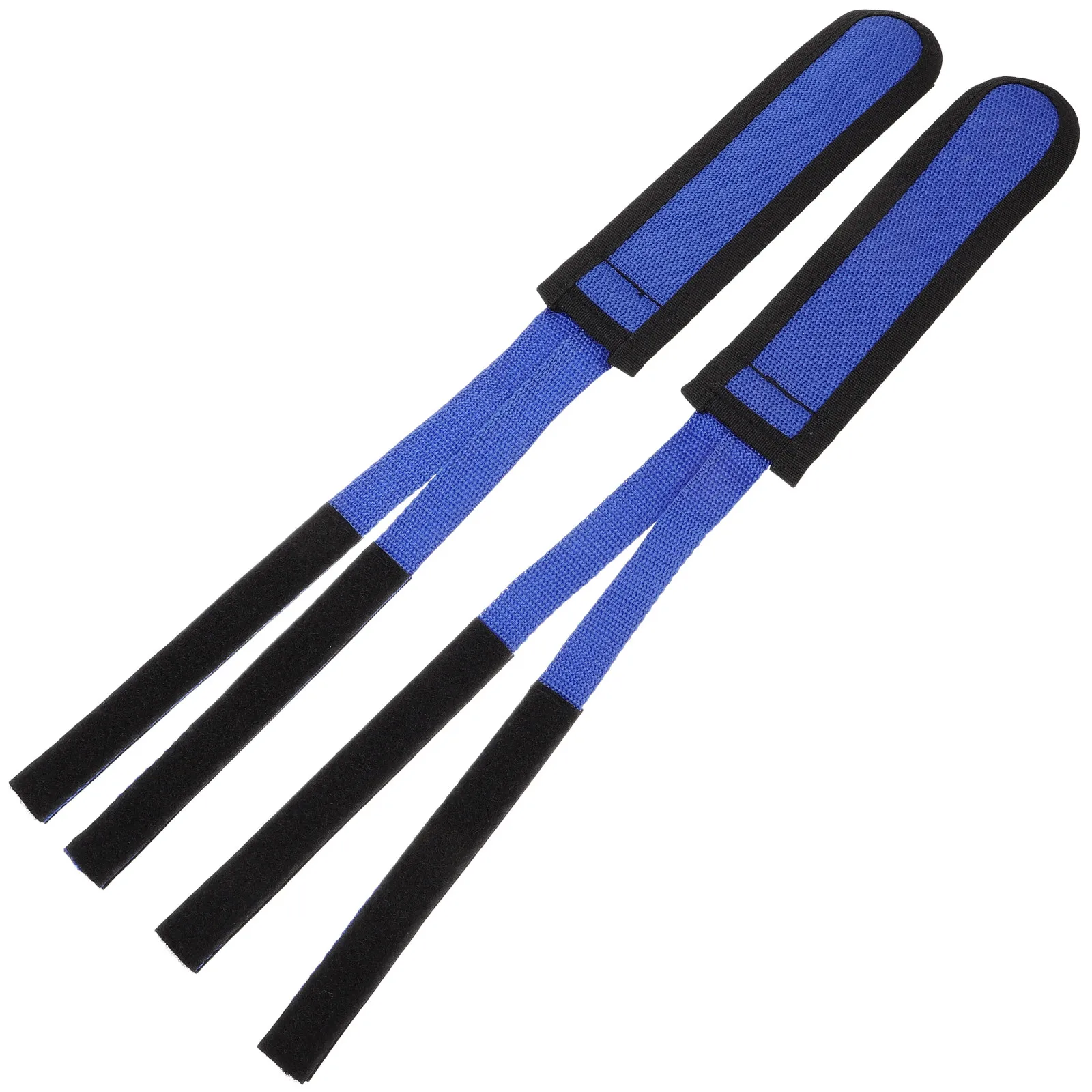 2Pcs Bicycle Pedal Straps Ultra Lightweight Adjustable Blue Toe Clip Strap Fixed Gear Mountain Bike Accessories Kids Bike Foot