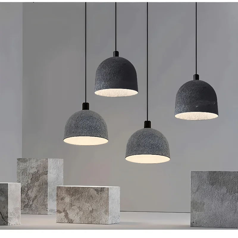 Lomin Nordic Felt Café Chandelier, Restaurant Simple Lodge Bar Sound-absorbing Cotton Pendant Light, Designer Ceiling Light