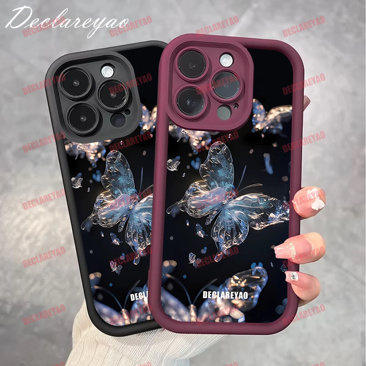 DECLAREYAO ماتي ضوء سليم بولي يوريثان لينة كوكه ل الشرف 90X8C X6A X8B X9B 20 ماجيك 300 الذكية 200 400 7X9 6 غطاء مقاوم للصدمات