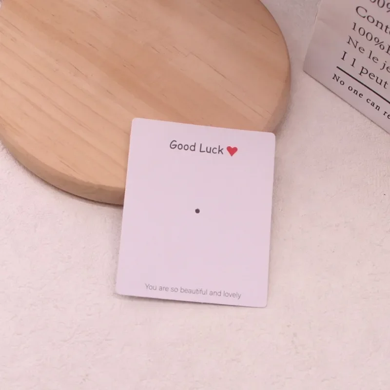 100pcs New White Simple Brooch Card 6.5 * 8cm Brooch Display Card Jewelry Decorative Cardboard DIY Accessories Brooch Card