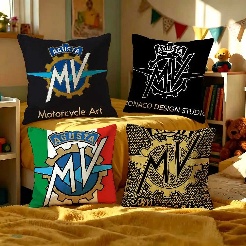Motorcycle A-Agus-taS Brand M-MVS pillow cover sofa cushion cover home room decoration children gift