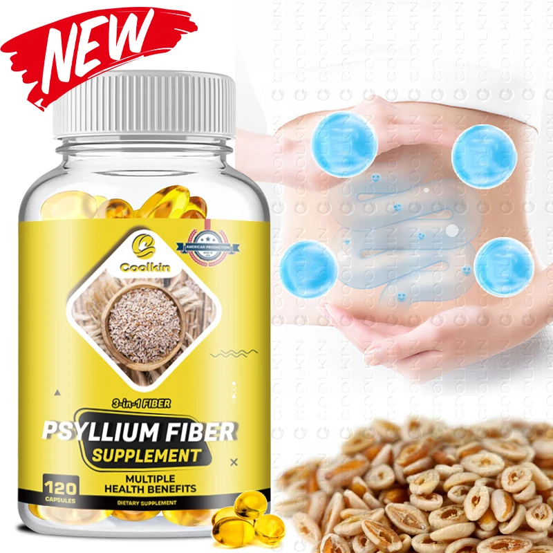 Psyllium Fiber Capsules – High Absorption, Natural Soluble Fiber, Supports Healthy Digestive System