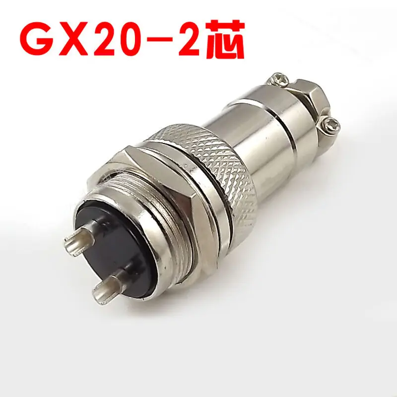 1Pcs GX20 2 Pin Mal…