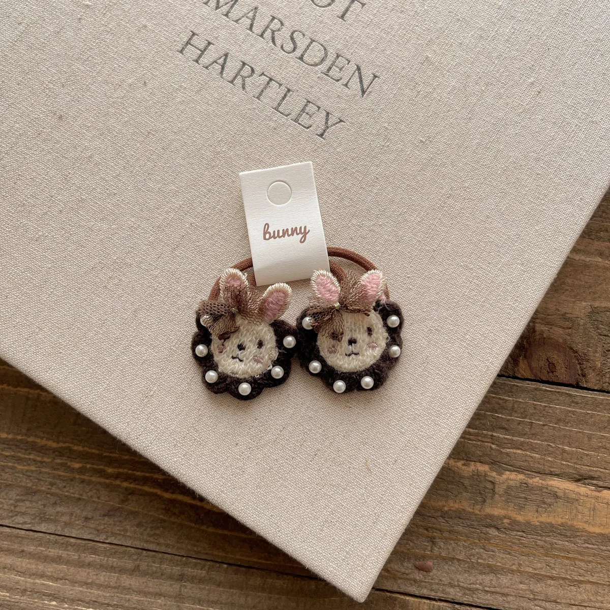 2 個新しいかわいいヘアロープ韓国かわいい漫画ウサギ子供ヘアバンド帽子女の子子供ヘアアクセサリー