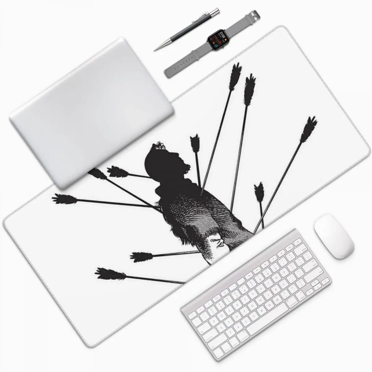 

15V-Vinland Saga Anime Cartoon Comic Large Mouse Pad Computer Keyboard Mouse Mat Gamer PC Desk Mat Office Accessories Table Mats