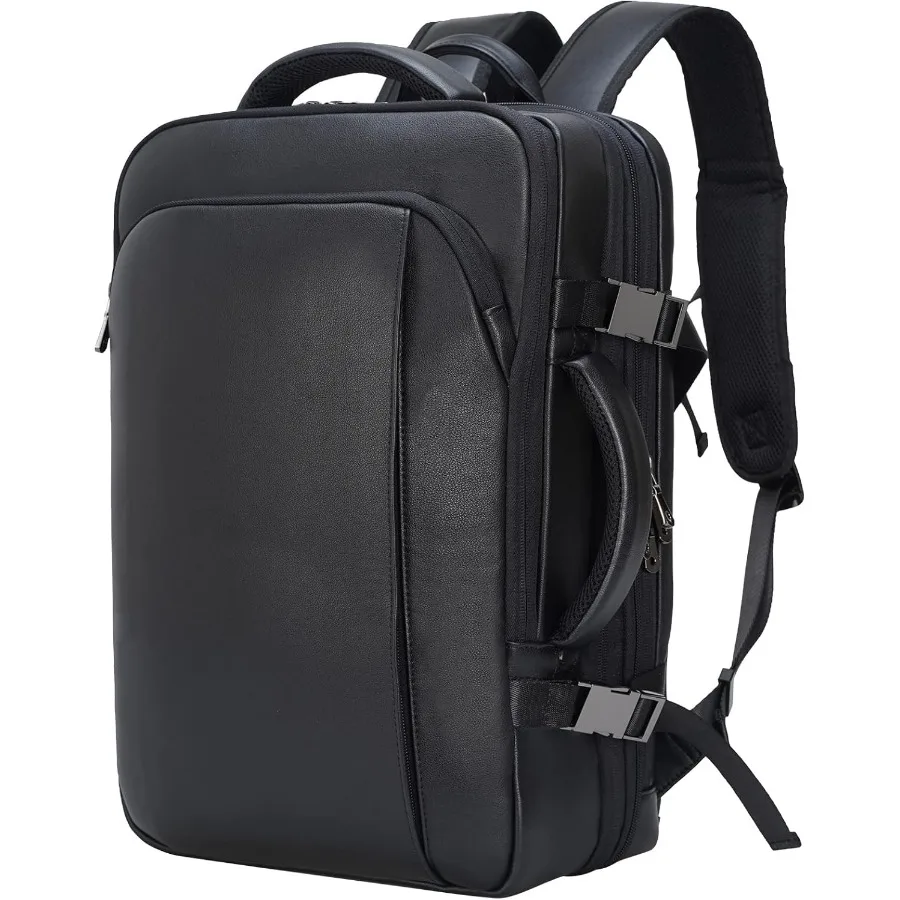 حقيبة ظهر للكمبيوتر المحمول مقاس 15.6 بوصة من Masa Kawa للرجال قابلة للتوسيع 36L حقيبة سفر للأعمال Daypack حقيبة عطلة نهاية الأسبوع #1