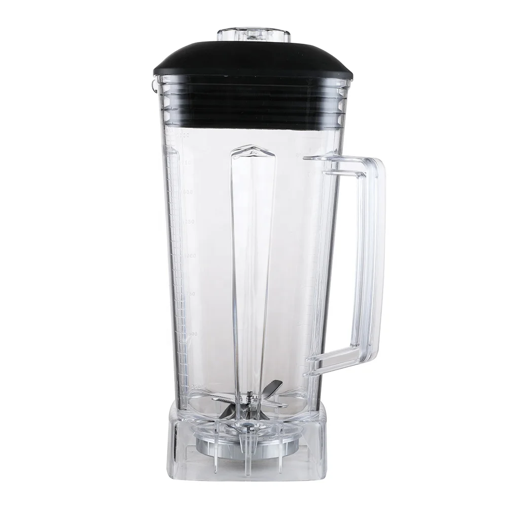 2L BPA Free Unbreakable Round Square PC Blender Jar Stainless Steel Blade Electric Parts