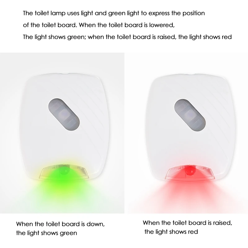 LED Toilet Light Sensor Toilet Color Changing Toilet Light Bathroom Red And Blue Light Waterproof And Battery Powered