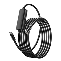 Wired Endoscope Camera Direct Connect with IPhone Ipad HD960P 8MM Lens Pipe car Inspection Borescope 8LED Lights IP68 Waterproof