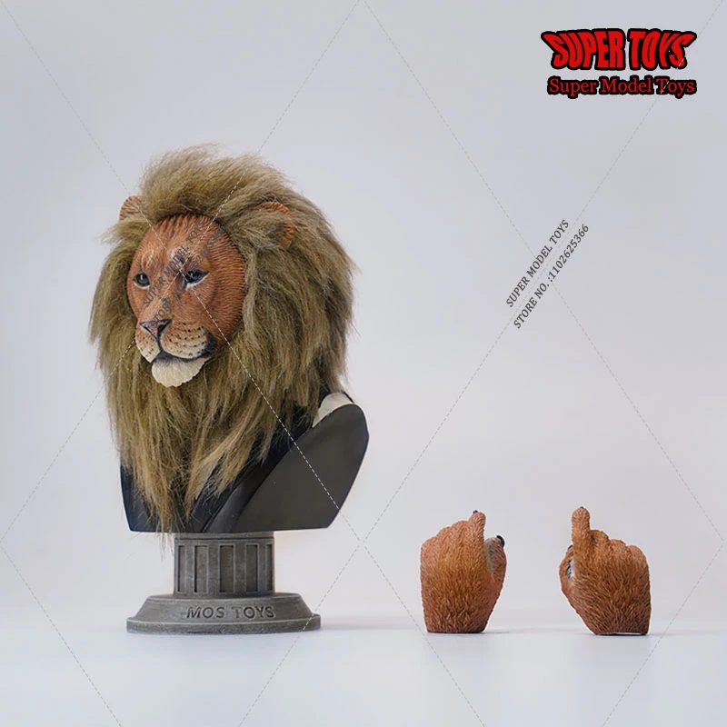 

Mostoys MS2302 1/6 Scale Beast Series Lion Head Carving 2.0 Bust base Claw Replacement hand Fit 12inch Action Figure Body Model