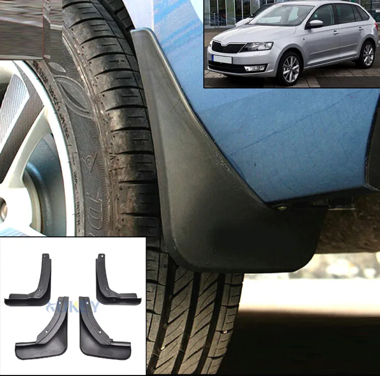 Car Mud Flap Flaps For Skoda Rapid Spaceback Hatchback 2013-on Mudflaps Splash Guard Mudguards Accessories 2014 2015 2016 2017