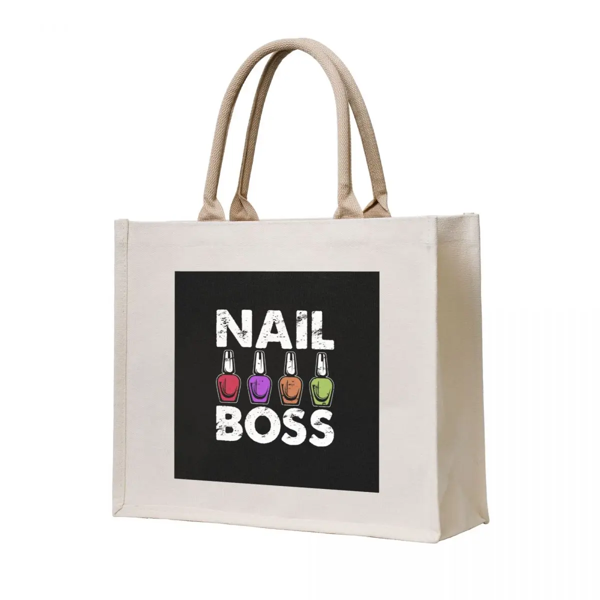 

Nail Boss Nail Technician Tote Bag shopping bag logo personalized tote Canvas