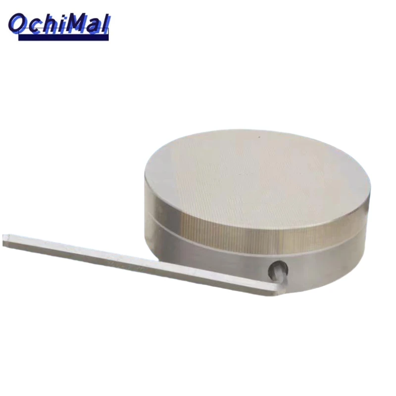 Fine Mesh Round Flat Plate Permanent Magnetic Suction Cups For internal And External Circular Grinding Magnetic Table