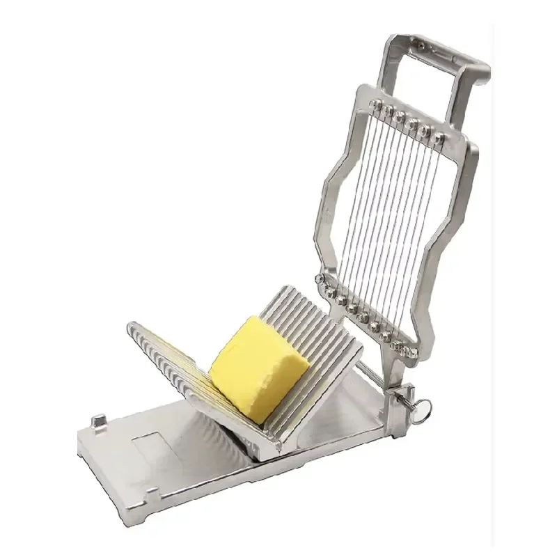 Stainless Steel Mini Cheese Slicer Commercial Grade Wire Cutter for Hard Soft Cheese Kitchen Tool Professional Deli Equipment