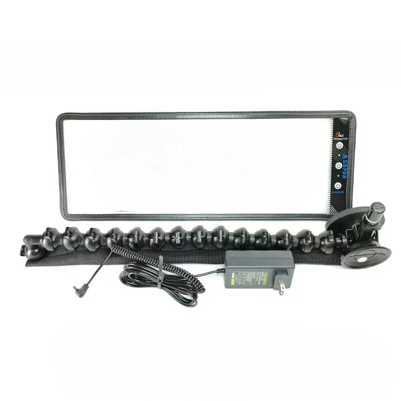 Dent Repair Lamp 6 Lamps Led Stripe Line Board Paintless Dent Removal Repair Tool With Adjustment Holder Bamboo Tube