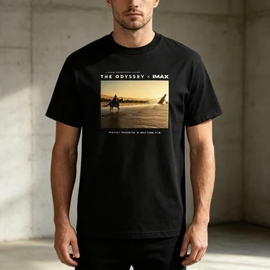 Retro Tee Cinematic Desert Rider Scene Poster Print 2026 Edition Unisex Tshirt Gift for Him Movie Art For Family Matching Shirts