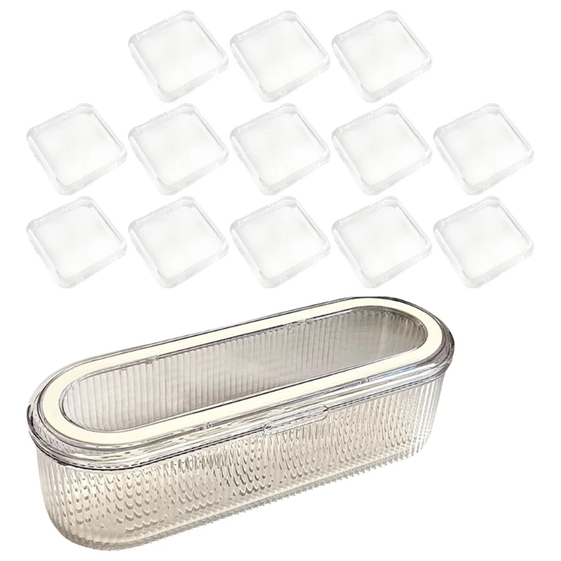 

Portable Jewelry Organizers Storage Case with 13 Compartments Home Accessory for Bracelet Storage and Tarnish Designs