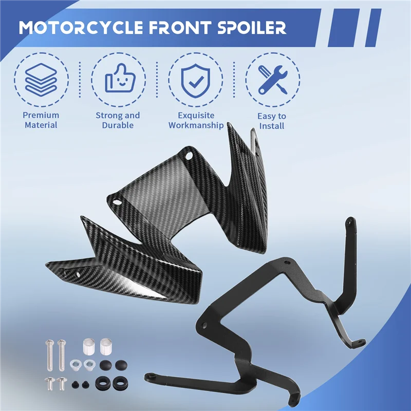 

Новинка-для Honda CB500 Hornet CB 500 2024 2025, обтекатель крылышек, спойлер на переднее крыло мотоцикла, прижимная сила, аэродинамический карбон