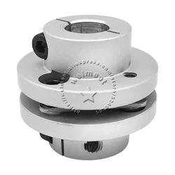 1x 5/6/7/8/9/10/11/12mm Stepped Single Membrane Diaphragm Flange Coupling Coupler Flexible Servo Motor Connector Sleeve LK3-C39