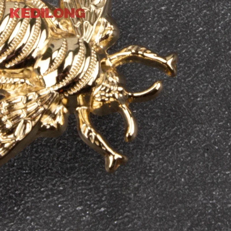 KEDLO Modern minimalist gold insect drawer knob kitchen cabinet silver bee handle American retro bronze pull handle