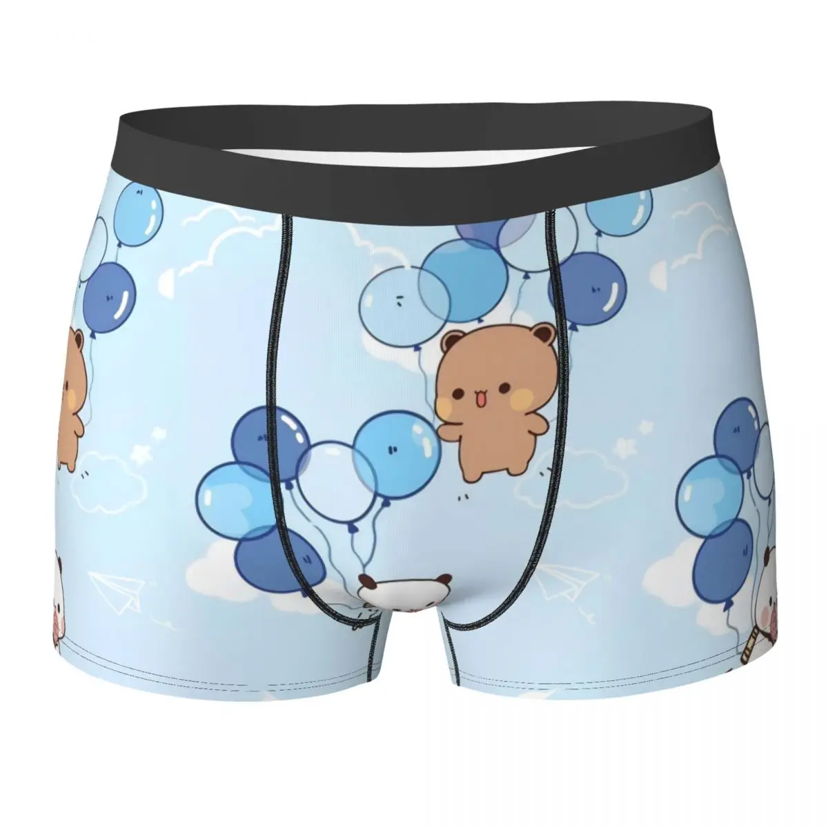 

Bubu Dudu, нижнее белье с милым мультяшным медведем, каваи, панда, сексуальные трусики, шорты на заказ, трусы с 3D чехлом, мужские трусы большого размера