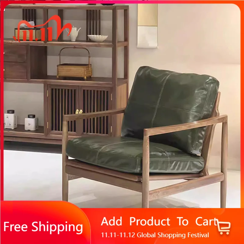 

Wooden Garden Living Room Chairs Individual Dining Modern Luxury Living Room Chairs Vintage Floor Sillones Postmodern Furniture