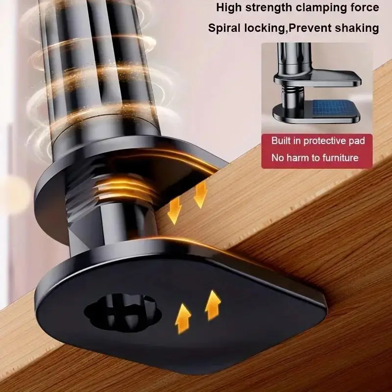 حامل لوحي معقوفة مع ذراع مرن 360 مشبك دعم السرير لمدة 4 - 11 بوصة حامل الهاتف اللوحي لملحقات حامل iPad