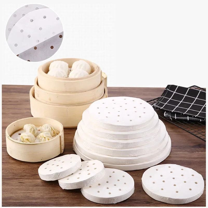 400 sheets 4/5/6inch Burger Patty Paper For Hamburger Press Machine Food Grade Bamboo Nonstick Oil Absorbing Burger Paper view 4
