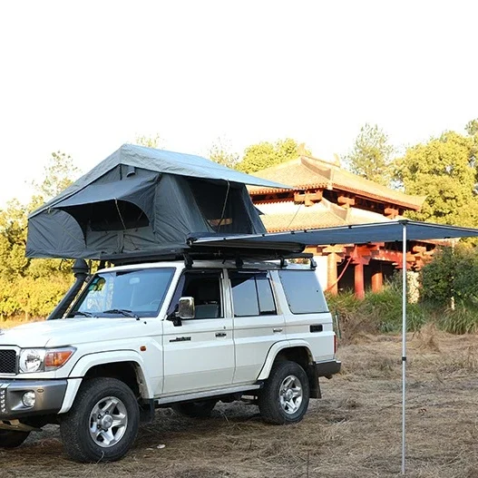 

Triangle Aluminum Hard ABS Shell Roof Top Car Tent Dach Zelt Tenda Tetto Auto Camping