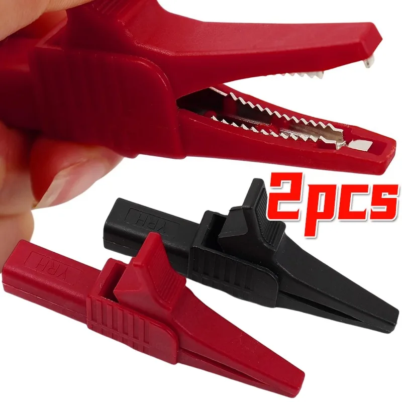 

Full Cover Alligator Clip Multi-Purpose Meter Accessory Big Dolphin Electric Alligator Clip 4mm USB for Oscilloscope Car Tool