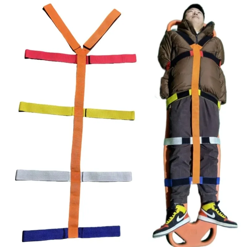 Spider Strap Spinal Fixation Personal Immobilization EMS Band Device Adjustable Surgical for Spine Board Device First Aid Band