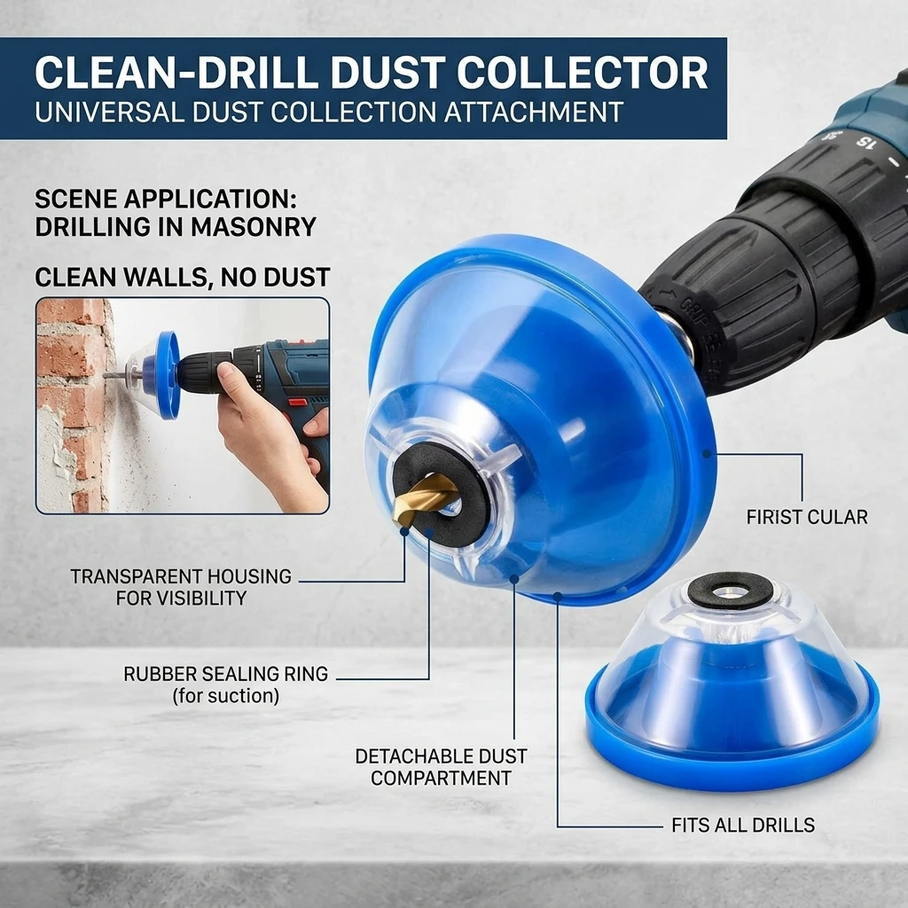 Electric Drill Dust Cover Ash Bowls Impact Hammer Dust Collector Power Tools Accessories Drilling Dustproof Devices