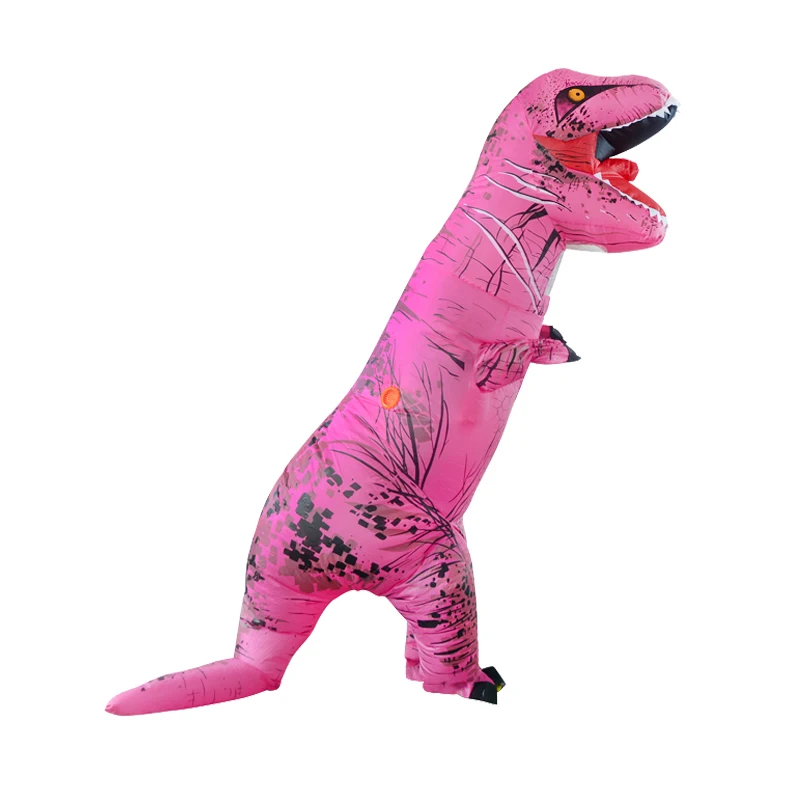 2023 T-Rex Dinosaur Inflatable Costume Purim Halloween Party Cosplay Fancy Suits Mascot Cartoon Anime  for Adult Kids