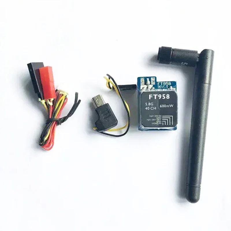 FT958 5.8G 5.8ghz 40CH 600mW FPV AV Transmitter 40CH Mini Wireless Image Transmission for AKK TS832 TS5828 RC Drone Multicopter