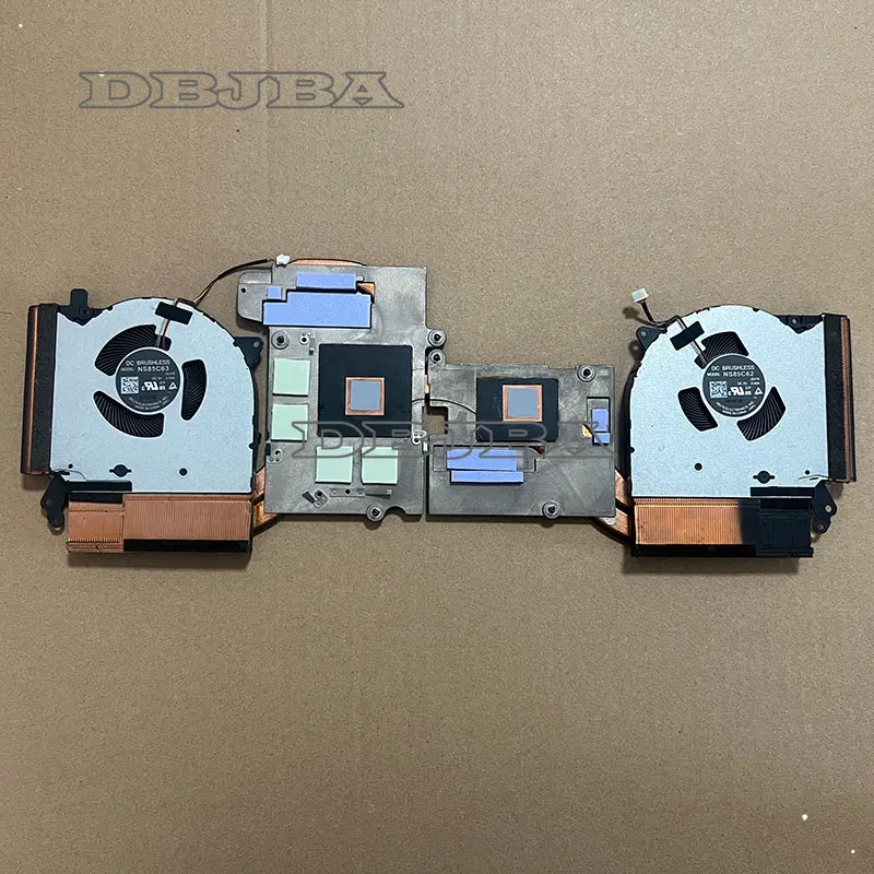 

Вентилятор охлаждения процессора и графического процессора ноутбука для Lenovo Legion 5-15ACH6 82JW NS85C63-20J18 NS85C62-20J16 5H40S20337 AT12T001DT0 5V 0,5A радиатор