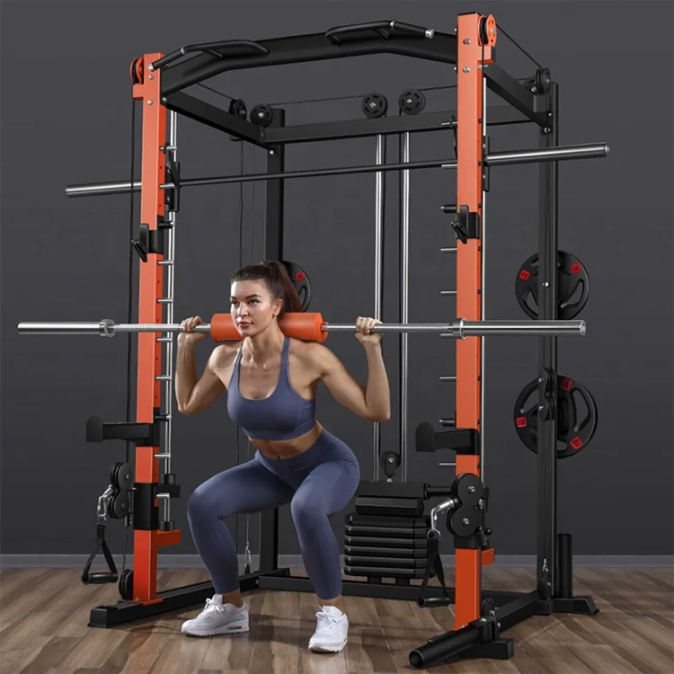 Strength Training Power Rack For Home Gym Exercise Fitness&Body Building Squat Rack Power Cage Weight Lifting Fitness Equipment