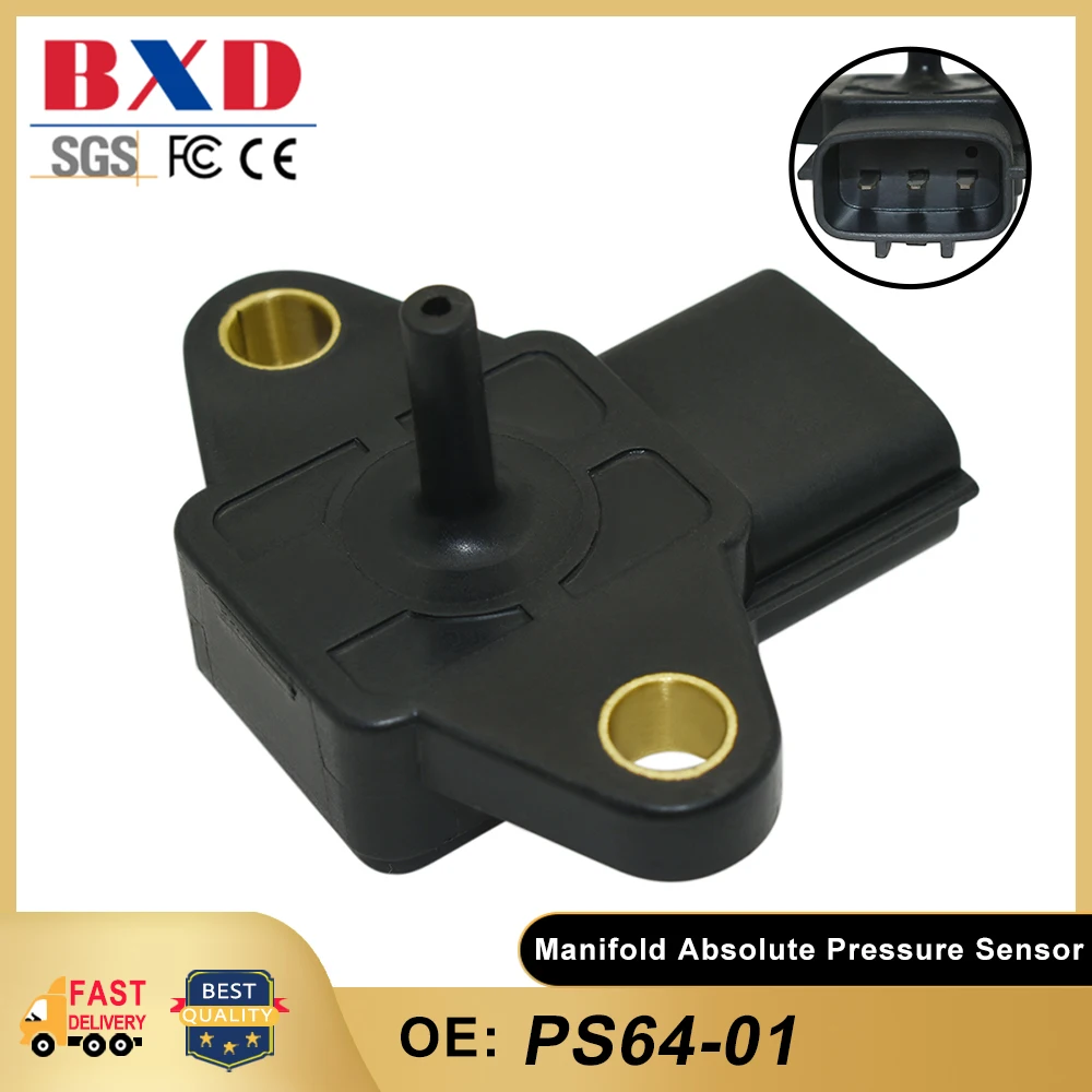 Manifold Absolute Pressure Sensor PS64-01 18590-75F00 For Nissan Navara 2001-2008