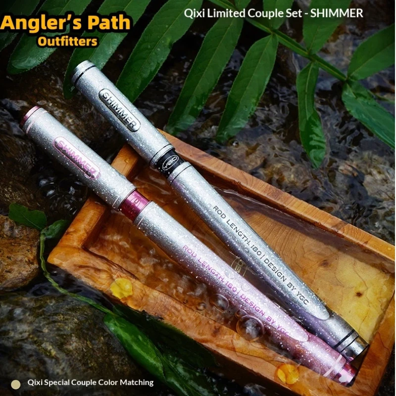 

YGC Fishing Rod Shimmer Mini Short Section Lightweight Stream Fishing Couple Set Beginner Portable Small Fish Shrimp Angling