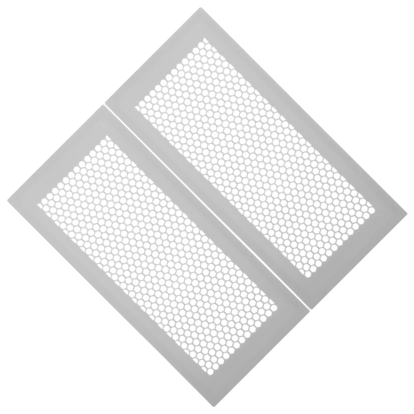 2 шт. 4X10 напольная вентиляционная крышка, силиконовая решетка воздушного потока заподлицо для спальни, мобильного дома, пылезащитная сетка, дефлектор Hvac