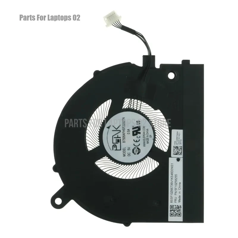 Pp Replacement CPU Cooling Fan for Lenovo ThinkPad L13 Gen 3 4 5 S2 Gen 7 8 9 S2 X1 Carbon 12th Gen