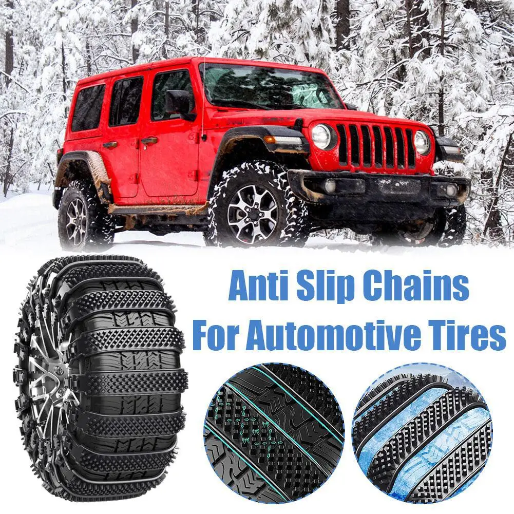 

5/15PCS Winter Car Snow Chain Anti-skid Outdoor Snow Tire Tyre Chains Car Anti-Skid Motorcycle Auto Accessories Emergency M2G9