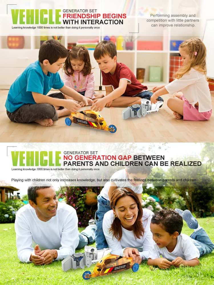 DIY مولد الطاقة كرنك اليد BikeA مولد صغير يمكن أن يخلع مستقبلي. يساعد على زراعة الأطفال اليدوية والإنشاء #4