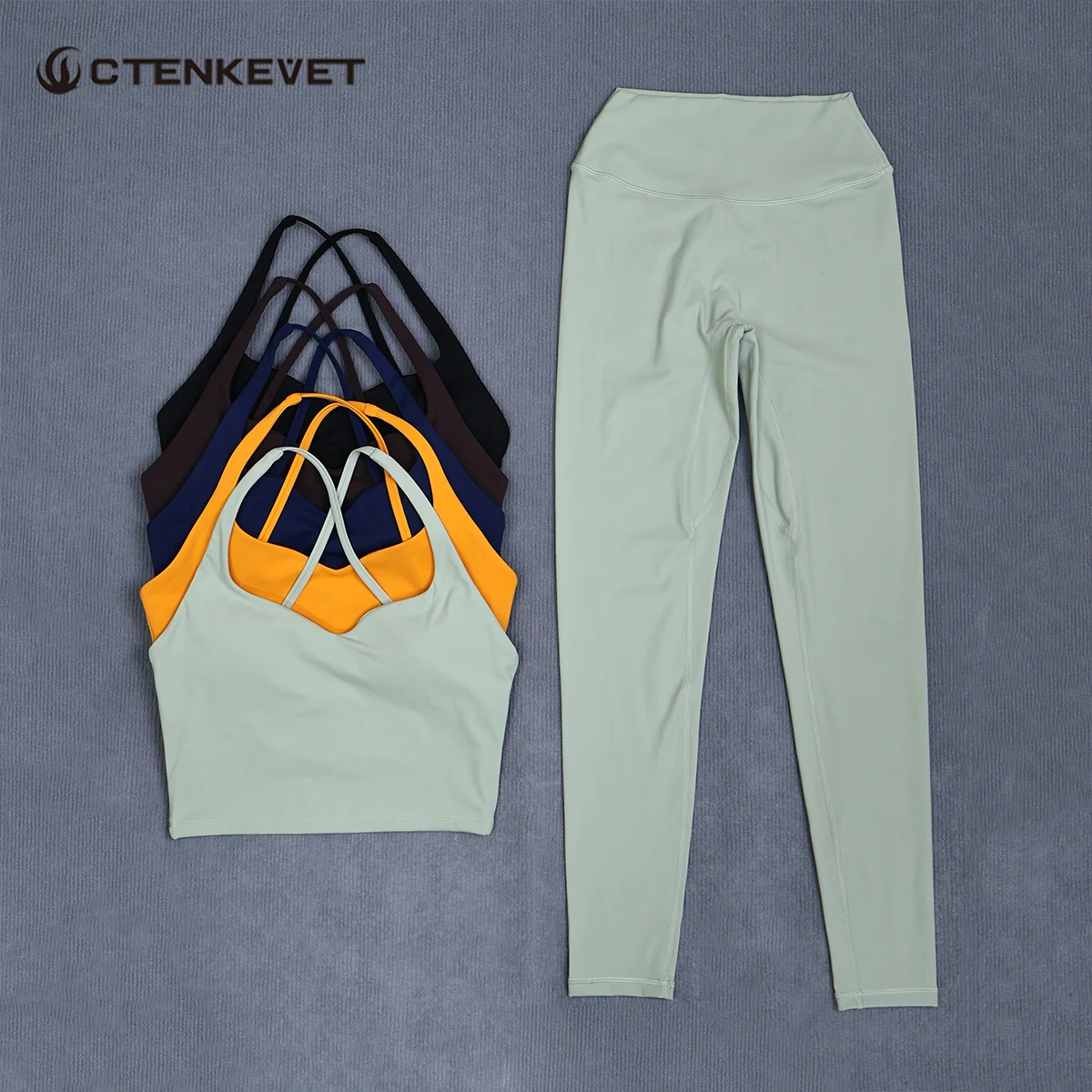 Women's Summer 2Pcs Sleeveless Sports Set Woman Gym Yoga Outdoors Shockproof Vest Two-piece Running Suit Female Sportswear