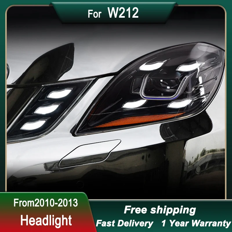 

Car Headlights For Mercedes Benz E CLASS W212 2010-2013 LED Head Lamp DRL Dynamic Signal Lamp Head Lamp Front light Assembly