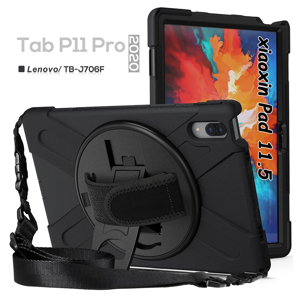 

For Lenovo XiaoXin Pad 11.5 Case For pad Pro11.5 Generation Shockproof Tablet Cover Handle Stand for 11 Plus Tab M8