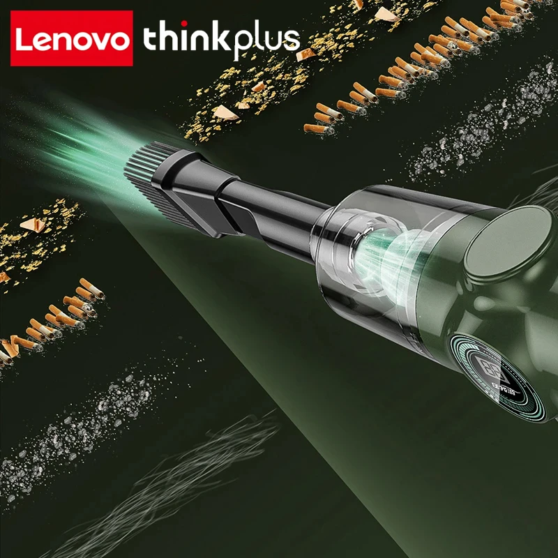 Lenovo ThinkPlus Wireless Car Vacuum Cleaner 5in1 Portable Wet Dry Dual-Use Auto High Power Handheld Electric appliance Cleaner