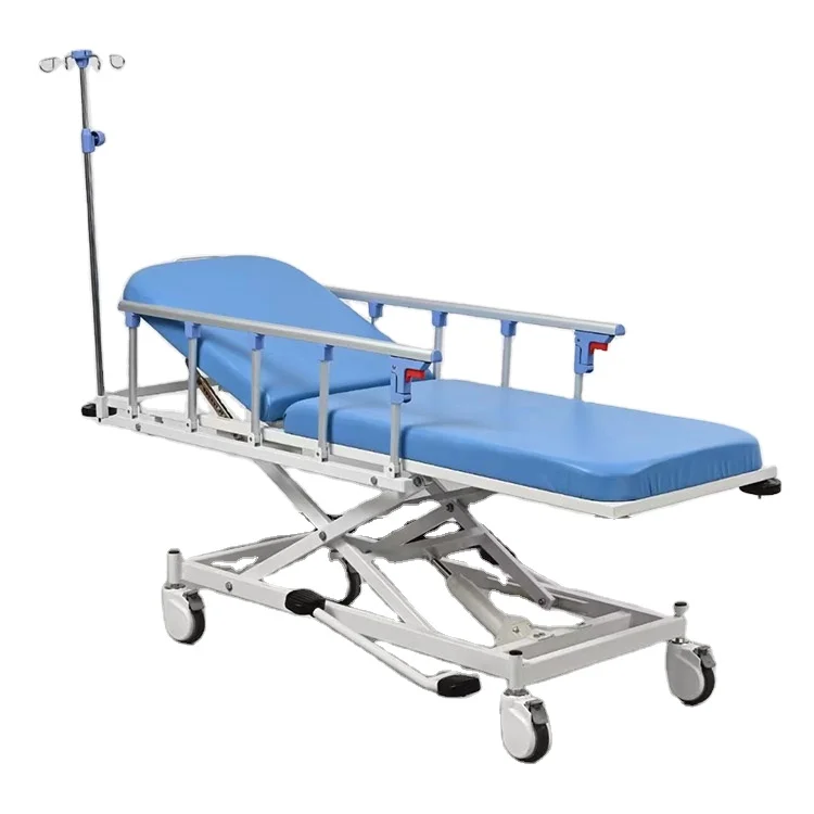 BTT6C Medical Transport Trolley Hospital Bed Hydraulic Patient Transfer Stretcher for the Sick